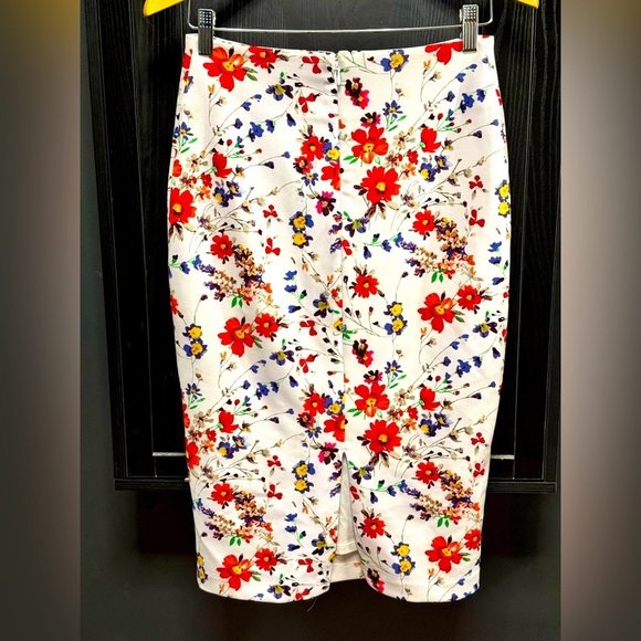 Express High Waisted Knee Length Pencil Skirt - Picture 2 of 10